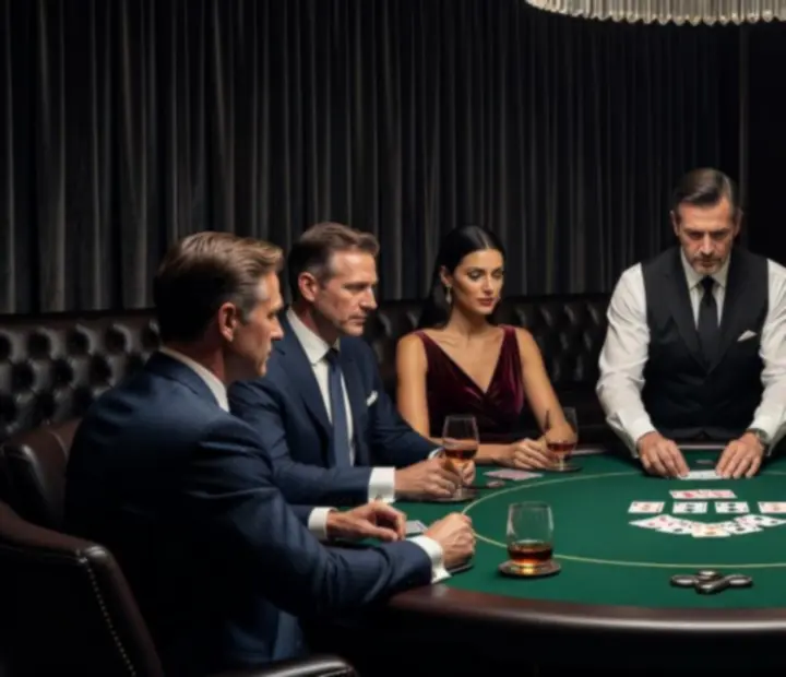 Wieczór pokerowy podczas ekskluzywnego eventu korporacyjnego